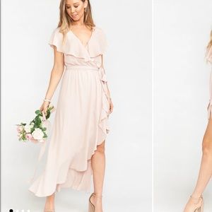 Show Me Your Mumu Jess Ruffle Midi Dress
